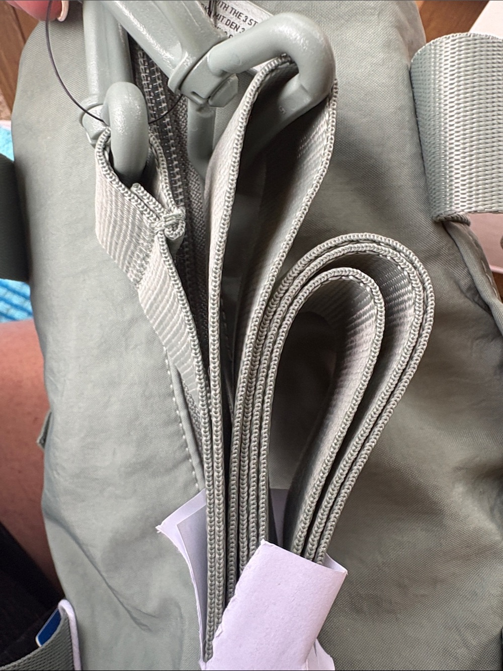 adidas Trefoil Mini Duffel Crossbody Bag in Silver Green - Picture 16 of 16